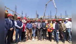 Realizan tradicional vaciado de obra CITEccal Junín