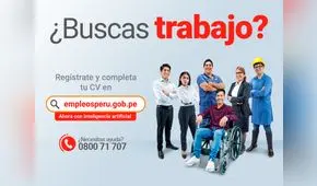 MTPE lanza nueva bolsa de trabajo para promover más de 140 mil puestos laborales