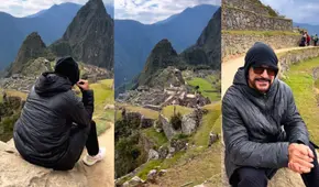 Ricardo Arjona recargó energía en Machu Picchu antes de su concierto en Arequipa