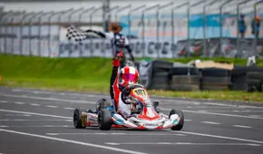 Mariano López, joven piloto del equipo de ‘Checo’ Pérez, volvió a triunfar en México
