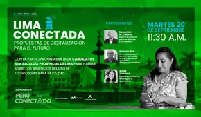 Conoce todos detalles acerca del segundo foro virtual de Perú Conectado