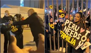 Camila Cabello sorprendió a fanáticos que se agruparon a las afueras del Estadio Nacional