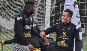 Christian Cueva y Carlos Ascues se reencontraron en la selección peruana tras 6 años