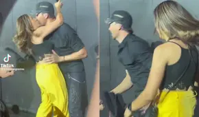 Enrique Iglesias acepta abrazo de fanática y esta le roba un beso sin su consentimiento Enrique Iglesias acepta abrazo de fanática y esta le roba un beso sin su consentimiento