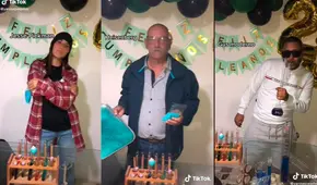 Amigos hacen fiesta con temática de Breaking Bad y son aplaudidos por fans de la serie