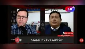 Walter Ayala: el Ministerio Público está mal utilizando la figura de la organización criminal