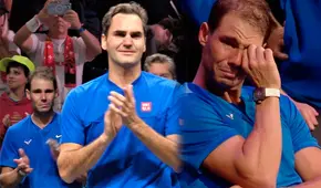 ¡Todos sentimos lo mismo, ‘Rafa’! Nadal rompió en llanto mientras se homenajeaba en aplausos a Federer