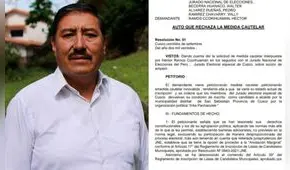 Cusco:  Hector Ramos, candidato a San Sebastián, quedó excluido de la contienda electoral