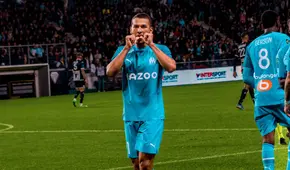 Marsella goleó 3-0 a Angers y desplaza al PSG del primer lugar de la Ligue 1