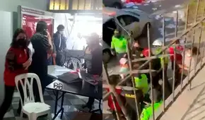 PJ dictó 9 meses de prisión preventiva contra mujer que atacó local del JEE de Lima Este