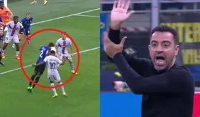 Xavi ‘explotó’ contra el árbitro tras derrota de FC Barcelona ante Inter: “Estoy cabre***”