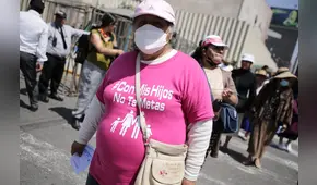 Colectivo “Con mis hijos no te metas” marcha contra la conferencia de la OEA en Lima