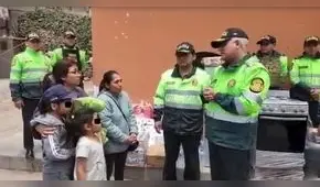 Los Olivos: llevan ayuda para familias afectadas por incendio