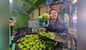 ¿Cuál es el precio del limón, la papa, frutas y verduras en los mercados de Lima?