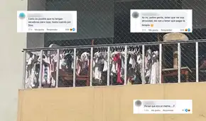 Vecinos de Miraflores se escandalizan por familia que tendió ropa en su balcón y son troleados Vecinos de Miraflores se escandalizan por familia que tendió ropa en su balcón y son troleados