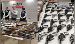 Fundirán armas decomisadas y harán juegos para niños y herramientas de trabajo en Ica  