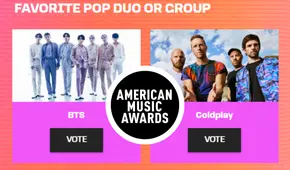 BTS vs. Coldplay en AMAs 2022: ¿cuántas nominaciones tiene Bangtan y cómo votar?
