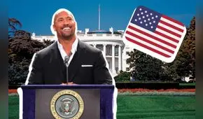 ‘La Roca’ Johnson piensa en ser candidato presidencial en EE. UU. al ver su porcentaje de aprobación