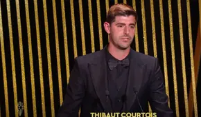 Thibaut Courtois se llevó el premio Lev Yashin como el mejor arquero