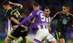 Con Renato Tapia, Celta de Vigo fue goleado 4-1 por Real Valladolid en LaLiga Santander