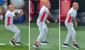 Jorge Sampaoli le gritó el gol del Sevilla a Genaro Gattuso, pero el árbitro anuló el tanto