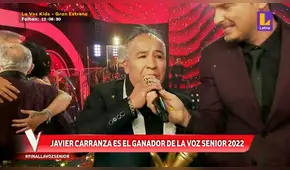 “La voz senior 2022″: Javier Carranza, del equipo Eva, se consagra como el flamante ganador