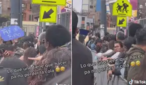“Fui al baño”: joven crea cartel para no perder su sitio en la cola del concierto de Daddy Yankee