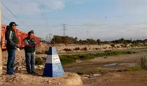 Lambayeque: ANA coloca 262 hitos de concreto en la franja marginal del río Chancay Lambayeque: ANA coloca 262 hitos de concreto en la franja marginal del río Chancay