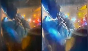 Gabriela Sevilla tomó foto a taxista en Surco mientras se dirigía a clínica