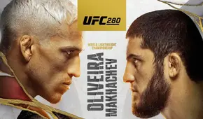 ¡Islam Makhachev es el campeón del Peso Ligero! Venció por sumisión a Charles Oliveira