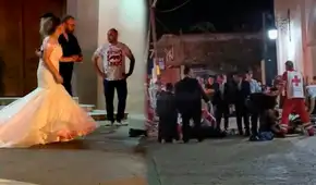 Novio fue asesinado frente a la novia al salir de su boda religiosa Novio fue asesinado frente a la novia al salir de su boda religiosa