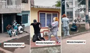 Joven se disfraza del payaso Pennywise y asusta a las personas con una motosierra