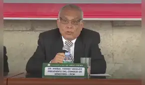 Aníbal Torres a alcaldes electos: “Reciben las ciudades como si hubieran sido bombardeadas” Aníbal Torres a alcaldes electos: “Reciben las ciudades como si hubieran sido bombardeadas”