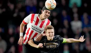 Arsenal perdió 2-0 contra PSV y no pudo asegurar su pase a octavos de final de la Europa League