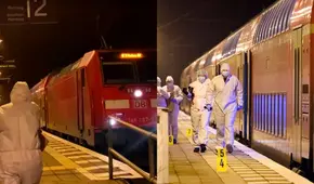 Ataque con cuchillo en un tren dejó 2 muertos y varios heridos: el sospechoso está detenido