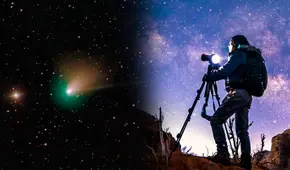 ¿Cómo fotografiar al cometa verde?: tips, instrumentos y pasos a seguir