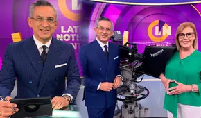 ¡Se quedó en el 2! Pedro Tenorio conducirá "Latina noticias central" junto con Mónica Delta