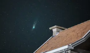 Así se vio el cometa verde en su paso más cercano a la Tierra