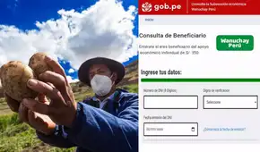 Bono Wanuchay 2023: LINK para consultar con DNI si eres beneficiario del subsidio agrario, vía Midagri