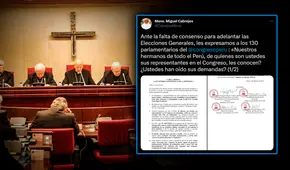 Conferencia Episcopal al Congreso: "¿Han oído las demandas de nuestros hermanos de todo el Perú?"