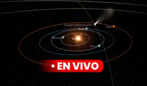 Cometa verde hoy EN VIVO: sigue su ubicación y trayectoria en directo