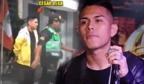 César Vega es detenido por conducir en estado de ebriedad y fue ingresado a calabozo