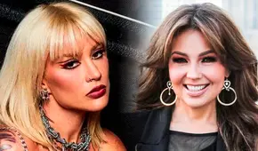 La vez que Thalía elogió a Leslie Shaw tras grabar un tema juntas