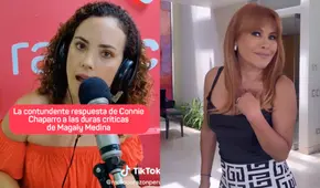 Connie Chaparro responde a Magaly por criticar su look en premiere: “La plata no te viste mejor”
