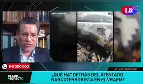 Rubén Vargas sobre asesinato a policías: "No creo que tenga relación con la crisis política actual"