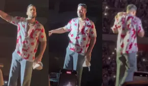 Romeo Santos: fan enamorada le lanza brasier al cantante durante concierto en Lima