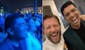 Christian Yaipén emocionado por reencuentro con Noel Schajris: “Gracias por venir desde Chiclayo”