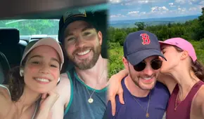 Chris Evans y Alba Baptista comparten por San Valentín sus primeras fotos juntos