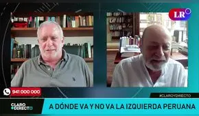 Alberto Adrianzén: "Creo yo que la izquierda ha ido perdiendo presencia"