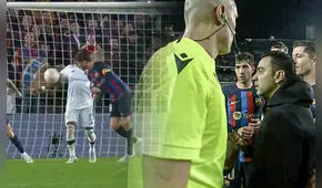 Xavi furioso con el árbitro tras el empate del Barcelona: "Era penalti como una catedral"